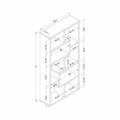 Wholesale 🎁 71" Highpoint Bookcase - HOMES: Inside + Out White 😉 -Bookshelves And Bookcases store unnamed file 3845