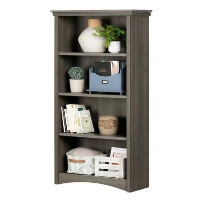 Hot Sale π 58.12" Gascony 4 Shelf Bookcase - South Shore Gray Maple π 6 Hot Sale π 58.12" Gascony 4 Shelf Bookcase - South Shore Gray Maple π - Image 4
