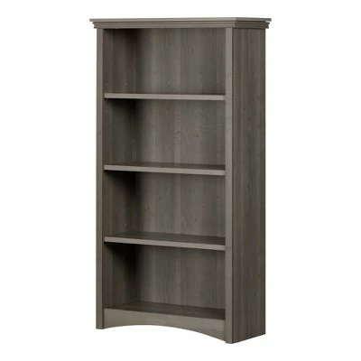 Hot Sale π 58.12" Gascony 4 Shelf Bookcase - South Shore Gray Maple π 9 Hot Sale π 58.12" Gascony 4 Shelf Bookcase - South Shore Gray Maple π - Image 7