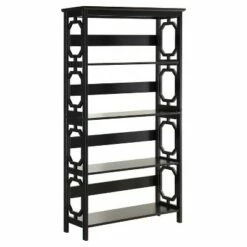 Best Pirce ✔️ Breighton Home Omega 5 Tier Bookcase 59.75" - Convenience Concepts® Black 🤩 -Bookshelves And Bookcases store unnamed file 3961