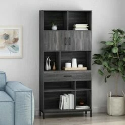 Outlet 🌟 Fuller Contemporary Cube Unit Bookcase - Christopher Knight Home Dark Gray 🌟