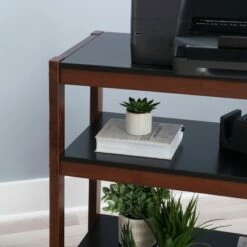 Cheapest ⭐ 29.5" Sierah Low Bookcase - Linon Black/walnut 😉 -Bookshelves And Bookcases store unnamed file 3997