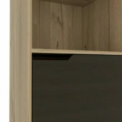 Best Sale ✨ 67" Aster 2 Tier Shelf Slim Bookshelf Light Wood - RST Brands 🥰 -Bookshelves And Bookcases store unnamed file 4009