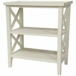 Flash Sale 🌟 Oriental Furniture 26.5" Architectural Book Case Table White ⌛ -Bookshelves And Bookcases store unnamed file 4021