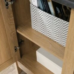 Flash Sale ⭐ 72" August Hill 5 Shelf Bookcase Brown - Sauder 🎉 -Bookshelves And Bookcases store unnamed file 4043