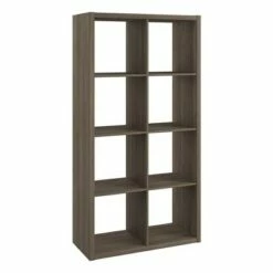 Buy ๐งจ ClosetMaid Bookcase Open Back 8-Cube Storage Organizer, Graphite Gray (2 Pack) โ
