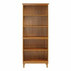 Flash Sale 🤩 70" Murray High Rise Solid Wood Bookcase - Saracina Home White 😀
