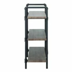 Wholesale 💯 41.75" Indiana Industrial 3-Tier Shelf Dark Brown - Christopher Knight Home 😀 -Bookshelves And Bookcases store unnamed file 4102