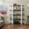 Best reviews of 👏 62.4" Talia 5 Shelf Bookcase Walnut/White - miBasics 🥰 -Bookshelves And Bookcases store unnamed file 4103