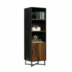 Flash Sale 👍 70" Canton Lane Bookcase with Door Brew Brown - Sauder 🌟 -Bookshelves And Bookcases store unnamed file 4141