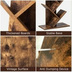 Hot Sale 👏 Costway Tree Bookshelf 8-Tier Bookcase Free Standing Book Rack Display Stand 🤩 -Bookshelves And Bookcases store unnamed file 418