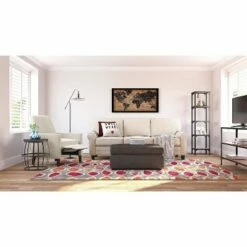 Hot Sale 🎁 59.25" Overland Bookshelf Wood and Black Metal - Serta 🌟 -Bookshelves And Bookcases store unnamed file 4216