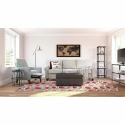 Hot Sale 🎁 59.25" Overland Bookshelf Wood and Black Metal - Serta 🌟 -Bookshelves And Bookcases store unnamed file 4217