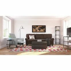 Hot Sale 🎁 59.25" Overland Bookshelf Wood and Black Metal - Serta 🌟 -Bookshelves And Bookcases store unnamed file 4218