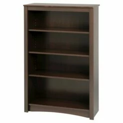 Outlet 🔔 4 Shelf Bookcase Espresso - Prepac ⭐