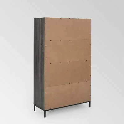 Hot Sale ๐ 64.5" Frankford Contemporary Cube Unit Bookcase Dark Gray - Christopher Knight Home ๐ 6 Hot Sale ๐ 64.5" Frankford Contemporary Cube Unit Bookcase Dark Gray - Christopher Knight Home ๐ - Image 4