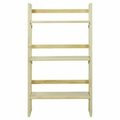 Promo 🥰 Flora Home 37" Folding Student Bookcase Espresso 😀