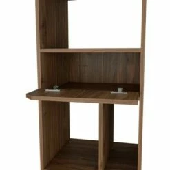 Outlet 🎁 67" Aster 3 Tier Shelf Bookcase Walnut - RST Brands 🔔 -Bookshelves And Bookcases store unnamed file 4270