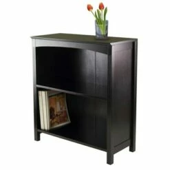 Flash Sale 🎁 30" x 25.98" Terrace 3 Tier Bookshelf Espresso Brown - Winsome ✔️