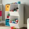 Best Pirce 😉 RiverRidge Home Kids' 3 Cubby with 2 Veggie Bin Floor Cabinet White - RiverRidge ⭐ -Bookshelves And Bookcases store unnamed file 434