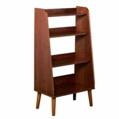 Flash Sale ✨ 44.5" Belhope Mid-Century Modern Bookcase - Aiden Lane Brown 🤩 -Bookshelves And Bookcases store unnamed file 4394
