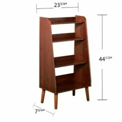 Flash Sale ✨ 44.5" Belhope Mid-Century Modern Bookcase - Aiden Lane Brown 🤩 -Bookshelves And Bookcases store unnamed file 4401