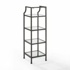 Budget ⌛ Aimee Short Etagere - Crosley Gold 🌟 -Bookshelves And Bookcases store unnamed file 4412