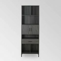 Flash Sale 💯 Fraser Contemporary Cube Unit Bookcase - Christopher Knight Home Dark Gray 🔥 -Bookshelves And Bookcases store unnamed file 4445