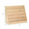 Promo 🛒 ECR4Kids Birch Hardwood Single-Sided Bookcase Display Stand for Kids, 5 Shelves, Natural Finish 💯