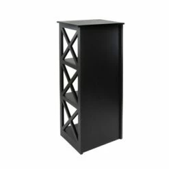 Outlet 🥰 Contemporary 3 Tier Wooden Shelf - Olivia & May Black 🛒 -Bookshelves And Bookcases store unnamed file 4462