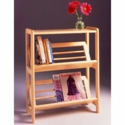 Flash Sale 😀 30.10" Juliet Book Shelf Natural - Winsome 🥰 -Bookshelves And Bookcases store unnamed file 4480