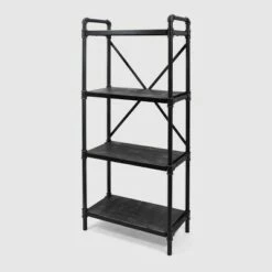 Best reviews of 🔥 Greenwood Industrial Iron Four Shelf Bookcase - Christopher Knight Home Gray/pewter Finish 🌟 -Bookshelves And Bookcases store unnamed file 4489