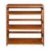 Wholesale 🥰 Cakewalk High Folding Bookcase - Regency Cherry 💯 -Bookshelves And Bookcases store unnamed file 4490
