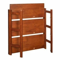 Wholesale 🥰 Cakewalk High Folding Bookcase - Regency Cherry 💯 -Bookshelves And Bookcases store unnamed file 4492