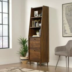 Top 10 🧨 70" Harvey Park Narrow Bookshelf Walnut - Sauder 😀