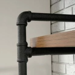 Cheapest ✨ 76" Tall Iron City Bookshelf Checked Oak - Sauder 🔥 -Bookshelves And Bookcases store unnamed file 4544