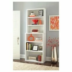Best reviews of ๐ฅฐ 82.3" 6 Shelf Hutch Bookshelf White - ClosetMaid ๐ฅฐ