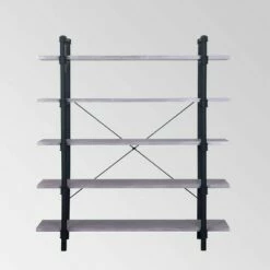 Promo π― Kodiak Industrial 5 Tier Shelf - Christopher Knight Home Gray β¨ 17 Promo π― Kodiak Industrial 5 Tier Shelf - Christopher Knight Home Gray β¨ -Bookshelves And Bookcases store unnamed file 4611