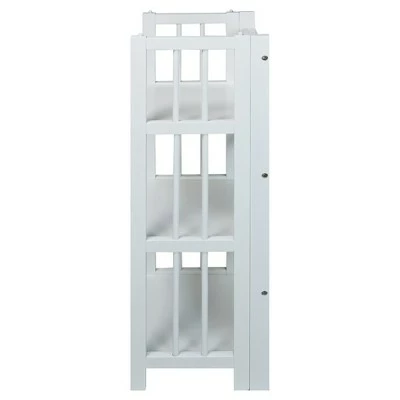 Cheap π― 38" 3-Shelf Folding Bookcase - Flora Home Walnut 𧨠4 Cheap π― 38" 3-Shelf Folding Bookcase - Flora Home Walnut 𧨠- Image 2