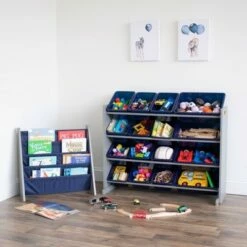 Best Sale 🥰 Newport Kids' Bookshelf 4 Tier Book Organizer Navy/Gray - Humble Crew ✔️ 13 Best Sale 🥰 Newport Kids' Bookshelf 4 Tier Book Organizer Navy/Gray - Humble Crew ✔️ -Bookshelves And Bookcases store unnamed file 465