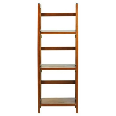 Cheap π― 38" 3-Shelf Folding Bookcase - Flora Home Walnut 𧨠11 Cheap π― 38" 3-Shelf Folding Bookcase - Flora Home Walnut 𧨠- Image 9