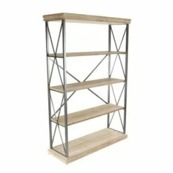 Flash Sale 🔔 Olivia & May 72" Farmhouse 4 Tier Shelf Brown - Olivia & May ❤️