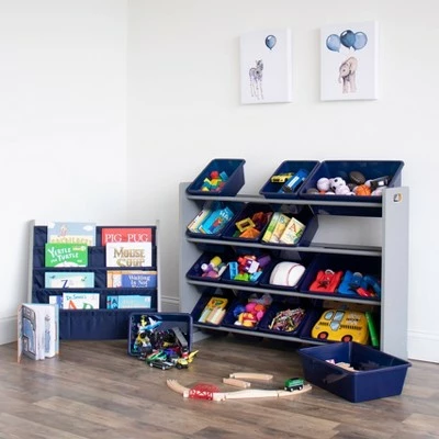 Best Sale 🥰 Newport Kids' Bookshelf 4 Tier Book Organizer Navy/Gray - Humble Crew ✔️ 9 Best Sale 🥰 Newport Kids' Bookshelf 4 Tier Book Organizer Navy/Gray - Humble Crew ✔️ - Image 7