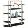 Best Pirce 👏 52.5" Wall Unit Bookshelf Black - Breighton Home 🔔