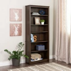 Top 10 🎁 6 Shelf Bookcase Espresso - Prepac 🧨 -Bookshelves And Bookcases store unnamed file 4679