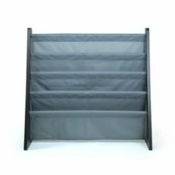 Cheap 😍 Sumatra Kids' Bookshelf 4 Tier Book Organizer Espresso/Gray - Humble Crew 😀