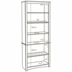 Top 10 🎁 6 Shelf Bookcase Espresso - Prepac 🧨 -Bookshelves And Bookcases store unnamed file 4681