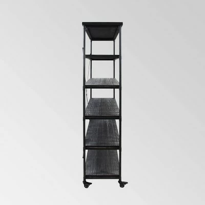 Top 10 ๐ 68" Farrells Industrial 5 Shelf Bookcase Gray - Christopher Knight Home โจ 3 Top 10 ๐ 68" Farrells Industrial 5 Shelf Bookcase Gray - Christopher Knight Home โจ