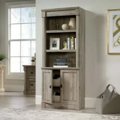 Cheap 🛒 72" Palladia Library with Doors Split Oak - Sauder 👏 -Bookshelves And Bookcases store unnamed file 4699