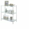 Cheapest 🤩 30.25" Royal Crest 3 Tier Bookcase Chrome - Breighton Home 🥰 -Bookshelves And Bookcases store unnamed file 4701